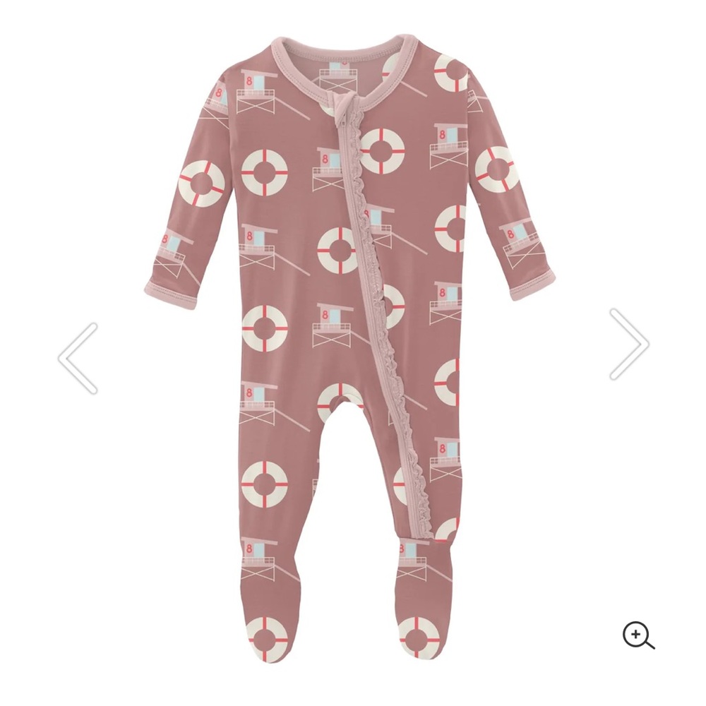Kickee Pants Zipper Footie